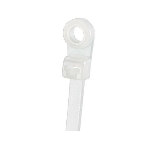 Cable Tie, 15 in L, 4 in Max Bundle Dia., Natural, Nylon 6/6, 120 lb Strength, 250 PK
